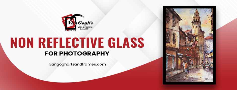 non reflective glass for photography
